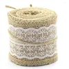 Party Decoration Rose Gold Birthday Decorations Natural Burlap Fabric Jute Rustic Wedding Roll Confetti