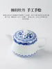 Teaware Sets Hollow Exquisite Ceramic Teapot Single Household Chinese Hand-Painted Blue And White Porcelain Tea Set