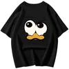 Funny Duck T-shirts Hommes 100% coton T-shirt à manches courtes Été Lâche Anime Dessin animé Imprimer Streetwear T-shirt surdimensionné 8XL 240326