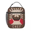 Southpark Funny Chef Product Bold de almuerzo aislado para el trabajo Humor Bolsa de almacenamiento de alimentos Bolsas de almacenamiento de alimentos portátiles Cajas de almuerzo termal 4202#