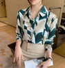 Frauen Blusen Damen Chiffon Chic Koreanischen Stil Elegante Frauen Top Langarm Casual Büro Shirts Camisas Y Blusas Chemise Femme