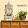 Horloges de table Horloge en plastique de style vintage Antique Home El Alarme de bureau décorative