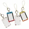 1 Pcs Cute Transparent Lanyard Card Holder Holder Student Credential For Pass Card Credit Card Straps Key Ring Gift I87Q#