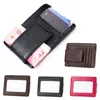 Herren Leder Mey Clip Frt Pocket Wallet Magnetisches Kreditkartenetui b0da#