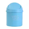 1~10PCS Mini Desktop Bin Small Trash Can Tube With Cover Bedroom Trash Garbage Can Clean Workspace Kitchen Storage Home Desk Box