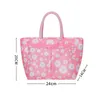 daisy Print Cute Lunch Bag Thermal Insulati Large Capacity Portable Picnic Hangbag Office Lunch Box Bag Kids School Lunch Bags p7IK#