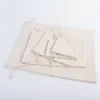 5 размеров Cott Льняная ткань Сумки на шнурке Еда Конфеты Чай Сумки для хранения Органайзер Кухня Упаковка для ювелирных изделий Сумка Оптовая продажа o8Qa #