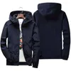 Herren -Trenchmäntel Frühling und Herbst Fashion Light Jacket großer Mantel Casual Youth Students Sonnenschutzmittel wasserdichte Kapuze -Windbreaker