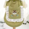 Dog Apparel Pet Supplies Summer Cats Out Of Cartoon Vest Clothes Skirt With Traction Rope Chest Back Accessories