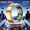 5ATM Waterproof Smart Ring For Men Women Health Monitoring 100 sport modes Fitness Tracking Waterproof Sport Ring Smart 240327