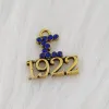 charms 20pc Many Kinds Greek Sorority Sigma Gamma Rho Letter Rhinestone Charm Bracelet Necklace Charms for Women Jewelry