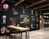 WELLYU – papier peint sans couture pour Restaurant de grande hauteur, sur mesure, personnalité Simple, peint à la main, jus gastronomique, 3d, papier peint 3D