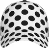 Ball Caps Polka Dots Baseball Cap Regultable Fashion Casual Flat Bill Brim Hats dla kobiet mężczyzn Słońce