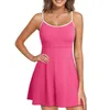 Casual Kleider Damen Frühling Sommer Tops Gerippte Verstellbare Schultergurte Hosenträger Kleid Einfarbig Street Wear Vestidos Para Mujer