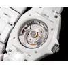Relógio feminino feminino relógio de designer redondo 12 séries relógio de movimento mecânico super luminoso relógio de cerâmica revestido de alta qualidade presente 33 mm (B0105)