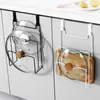 Kitchen Storage Cabinet Door Lid Holder Wear-resistant Pot Home Cutting Board Household Rack Restaurant Organizer Boards For Iron