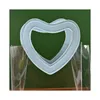 1 sztuki nowe serce Przezroczysta przezroczystość PVC Ozdoba ozdoby ślubnej torby na prezent Plastikowe kosmetyki torba galaretka B2DH#