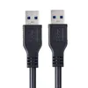 Кабель для передачи данных USB3.0 Высокоскоростной кабель USB3.0 «папа-папа» A-A Кабель для мобильного жесткого диска с двойной головкой длиной 1 метр Подходит для цифровых камер