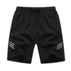 Nuevo Pantalones cortos para hombre que añaden grasa y aumentan los pantalones Capri finos de cuatro lados elásticos informales de secado rápido