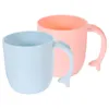 Mugs 2 st DOLPHIN BAD CUP Återanvändbara koppar Tandborstehållare Badrum Multivt MakeupBrush Travel pp