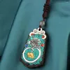 Naszyjniki wiszące etniczne nepal Lucky Birds Naszyjnik Vintage Biżuteria Ebony Wiszą Sweter dla kobiet