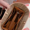 felt Insert Bag Makeup Handbag Organizer Travel Inner Purse for Bucket Bag Portable Cosmetic Bags Storage Tote r0jM#