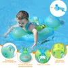 Baby Swimming Float Ring Inflatable Infant Floating Kids Swimming Pool Accessories Circle Bathing Inflatable Double Raft Rings 240321