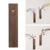 Vases Wall Vase Plants Holder Mounted Flower Tube For Home Office Wedding