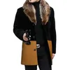 Мужские тренчи, европейское и американское молодежное пальто средней длины Maoni, деловая одежда, осенне-зимнее пальто
