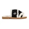 2024 Designer Kvinnor Ny stil tofflor Röd fast färgtryck Sandal tjock botten Botten Fashion House Slipper Wear Beach Summer Flat Coolness Slipper Storlek 35-48