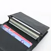 men Cow Genuine Leather Busin Card Holder Women Bifold Leather Credit Card Case Fi Coin Purse k9q7#