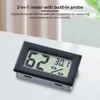 Mini Temperatursensor LCD Displaybil Digital termometer Hygrometer Temperaturdetektor inomhus utomhusfuktighetsmätare