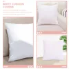 Pillow 4 Pcs Home Accents Decor Blank Throw Pillowcase Blanks Covers DIY Double Sided Sublimation Cases White Sofa