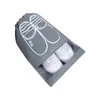 Sac à cordon Chaussures Sac de rangement Placard Organisateur de voyage N-tissé Sacs en plastique Sac portable étanche suspendu M / L X4xO #