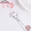 Chaînes 925 Sterling Silver Opal Zircon Spring Flower Pendentif Collier pour femmes Fine Bijoux Collier Cadeau N816