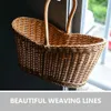 Imitation Rattan Flower Arrangement Basket Artificial Gift 240318