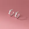 Studörhängen Toyoosky S925 Sterling Silver Girl Heart Smooth Bow Ear Clip Small Ins Style Utsökt smyckemode