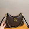 AAA Designer axelpåsar kedja tygväskor designer handväska kvinnor shopping m46203 vintage hobo med plånbok crossbody väska läder handväska svart svart