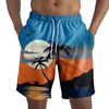 Pantaloncini da uomo Moda casual Uomo Costume da bagno per vacanze alle Hawaii per uomo Board Pantaloni corti con stampa floreale 3d Ropa De Hombre Beach