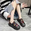 Casual Schoenen 2024 Dames Lente Mode Pailletten Designer Dikke Zool Antislip Gevulkaniseerd Outdoor Comfortabele Wandelschoenen Sneakers