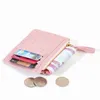 slim Card Holder Wallet Women Coin Cards Cover Purse PU Leather Bank Credit Bags Vintage Short Wallet Female Multi-card Purse 75hi#