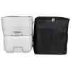 Sacs Portables toilettes WC Sac de godet Sac de rangement de toilettes Boîtier de transport de toilette pour camping Papier de toilette Sac de rangement en rouleau