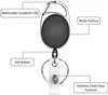 oval Egg Shape Badge Reel Retractable ID Tag Employee Pass Work Card Clips Belt Keychain Acc Busin Card Holder Sleeve Reel g6Ca#