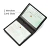 Yuecimie Super Slim Soft Worthet 100% Genuine Mini Credito Portafoglio porta portafogli a portata di piccola carta Sfalta per uomini portafoglio 76VM#