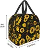 Sunfr izolowana torba na lunch dla kobiet mężczyzn Wasbe Cooler Tote Bag wielokrotnego użytku Lunch Box Lekkie do biurowej pracy piknik