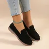 Casual Shoes Classic Woman Moccasins Summer Fashion Colorful Slip-On Flat Ladies Brand Design Artifical Suede Loafers Plus Size