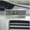 Table Clocks Durable Digital LCD Display Car Electronic Clock With Sucker Cool