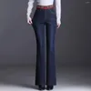 Dżinsy damskie chude elastyczne rozciąganie wysokiej talii rozciąganie plus rozmiar 33 dżinsowe spodnie vintage proste vaqueros swobodne kobiety