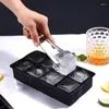 Baking Moulds Food Grade Silicone Ice Block Mold Reusable Easy-Release Square Shape Molds DIY Kitchen Bar Whiskey Wine Blocks