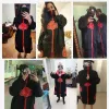 Robe pour enfants adultes, Unisexe Men Cape Anime Cosplay Halloween Costume Veste avec bague en bande pour femmes